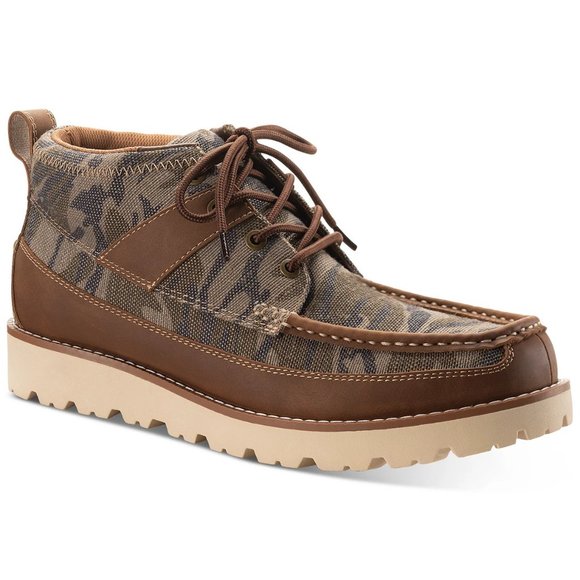 Sun + Stone Men's Kohen Camo Printed Lace Up Chukka Boots 11.5M New in Box - Picture 10 of 13